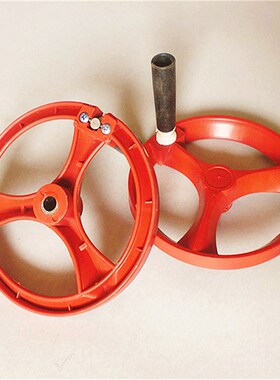 BX1电焊机手轮 摇把14把手胶木轮子 塑料手摇轮 摇柄厂家直销
