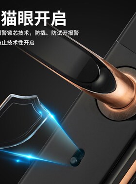 专配王力门指纹锁家用智能锁安全门电子密码锁刷卡防盗门锁锁体