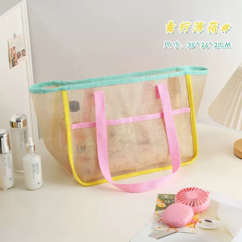 Mesh dry and wet separation large capacity swimming fitness bag