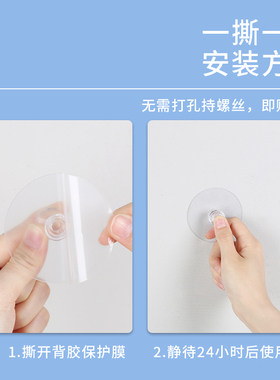 推拉门拉手衣柜门卫生间免打孔自粘阳台玻璃门把手木明装移门手柄