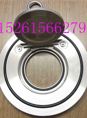 304对夹式薄型止回阀H74X-16P国美标不锈钢软密封止回阀DN40-300