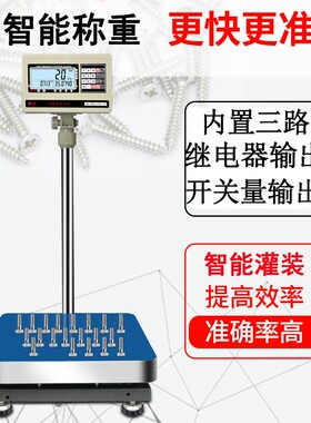 定量灌装电子秤上下限报警台称电子称带开关量输出继电器控制信号