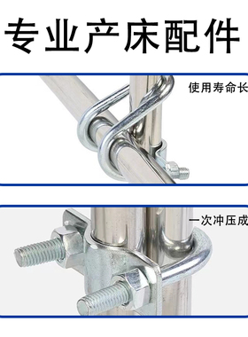 u型管卡水管卡箍十字管卡大全固定管卡抱箍镀锌十字卡单双U型卡扣