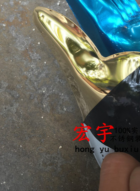 达标304不锈钢欧式大门花凤翔花装饰配件门花板 钛金风铃花门头花