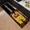 Special kitchen floor mats, non-slip and anti-oil, cartoon diatom mud absorbent mats, household door dirty-resistant no-wash carpet door mats