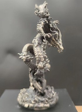 神龙手办纯铜龙中国风中式高档工艺品家居创意品装饰摆件雕塑黄铜