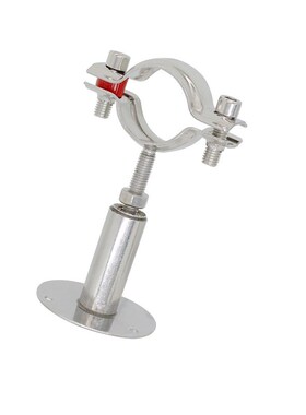 304不锈钢卡扣管支架调节带垫管夹固定钢管抱箍水管卡子管道卡箍