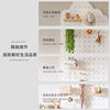 Hole board custom solid wood entrance wall display wooden bookshelf decorative wall storage hanging board wall shelf
