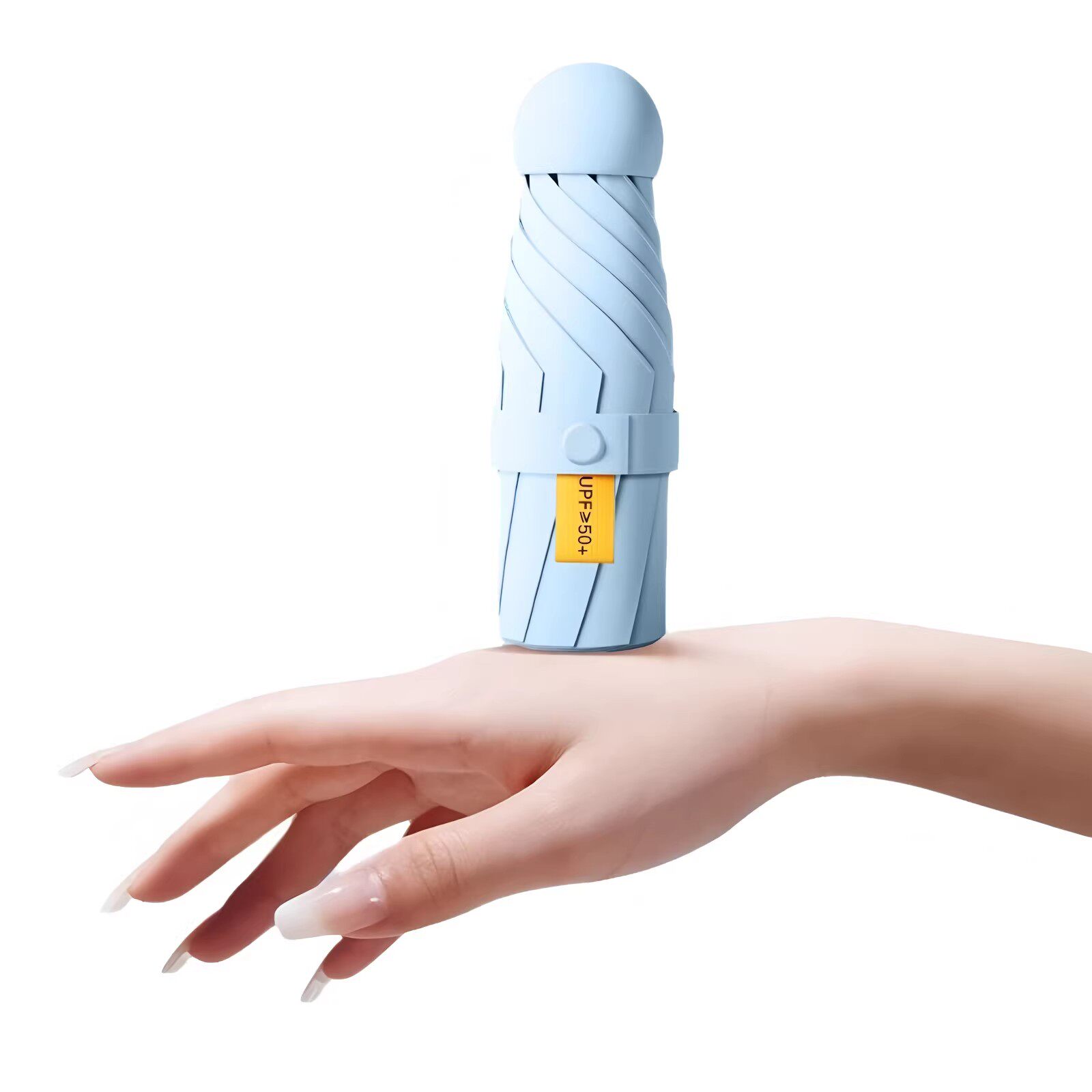 迷你胶囊伞太阳伞女防晒防紫外线遮阳晴雨伞两用小巧外出便携黑胶