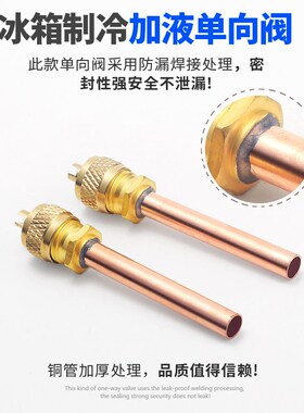 冰箱单向阀加氟嘴加液嘴冰箱快速接头加氟接头冰柜干燥过滤器冰柜