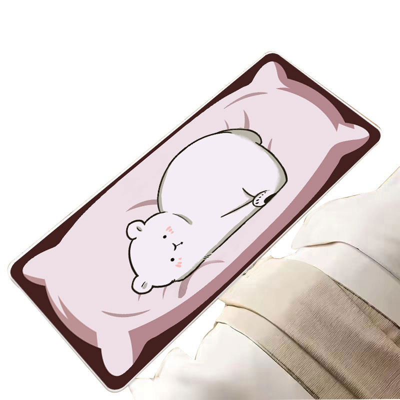 Cartoon bedside carpet, bedroom carpet, thickened simple bedside sofa, coffee table blanket, animal foot pad, bay window floor mat