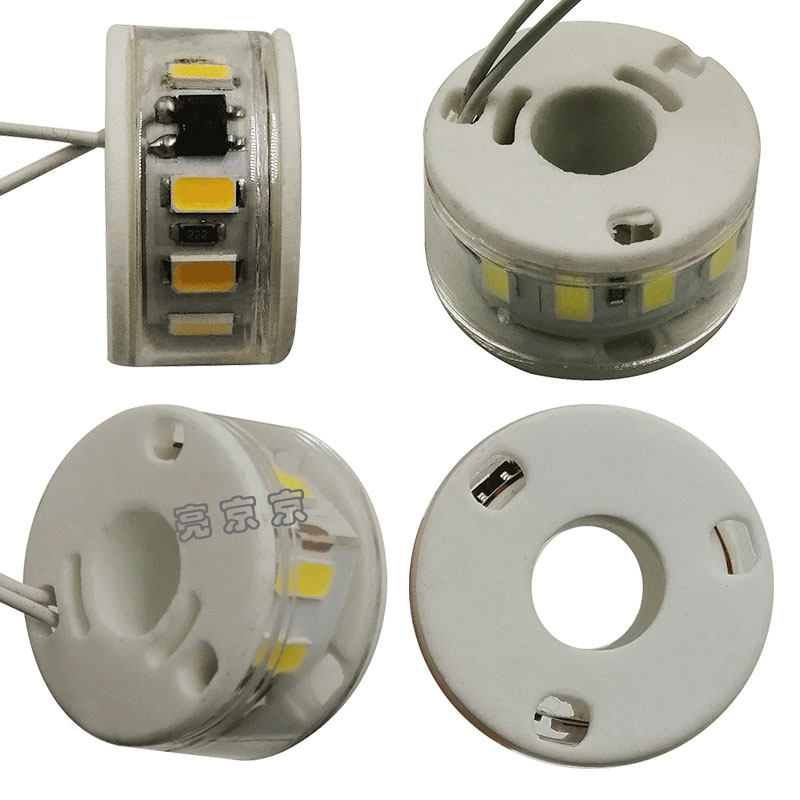 LED driver-free 220V high-voltage light panel candle chandelier ring light source 5W wick modified crystal lamp patch