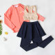 ໃຫມ່ 2026 ເດັກນ້ອຍ Skirt Split Swimsuit Cardigan ສາມສິ້ນຊຸດເສື້ອຍາວ sleeves ເດັກຍິງກາງແລະຂະຫນາດໃຫຍ່ເດັກນ້ອຍໄວຕາກແດດໃຫ້ແຫ້ງ