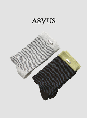 【新品】 ASYUS 2026冬季彩色条纹袜