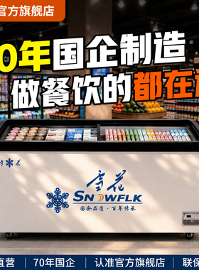 【国企制造】商用大容量岛柜展示