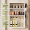No-punch kitchen rack, hole plate, seasoning jar rack, chopstick cage, drain rack, multi-functional wall rack for storage and organization