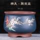 Purple sand flower pot Clivia flower pot cornucopia money tree flower pot creative home pothos indoor desktop flower pot
