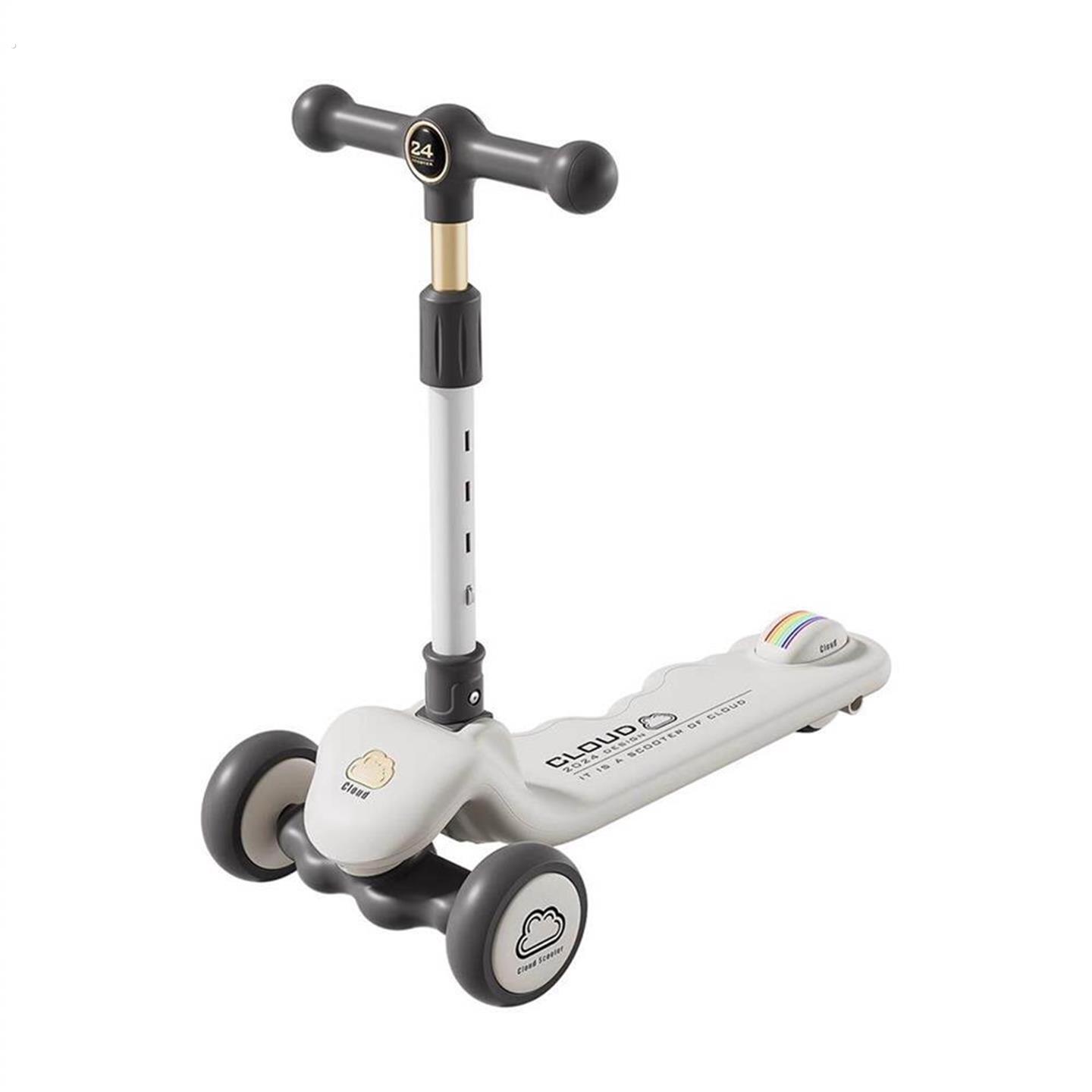 Scooter 1-6 years old can sit and push male and female babies, baby push rod, universal wheel, baby three-in-one skateboard