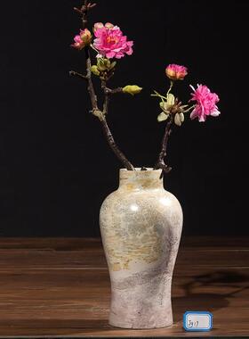 内有多款天然草花石国画石奇石工艺品中式摆件免漆打蜡将军瓶花瓶