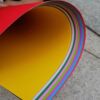 Dasen 200g 8K color hard cardboard 8 open cardboard mixed color thick colored paper children's primary school students making material cardboard