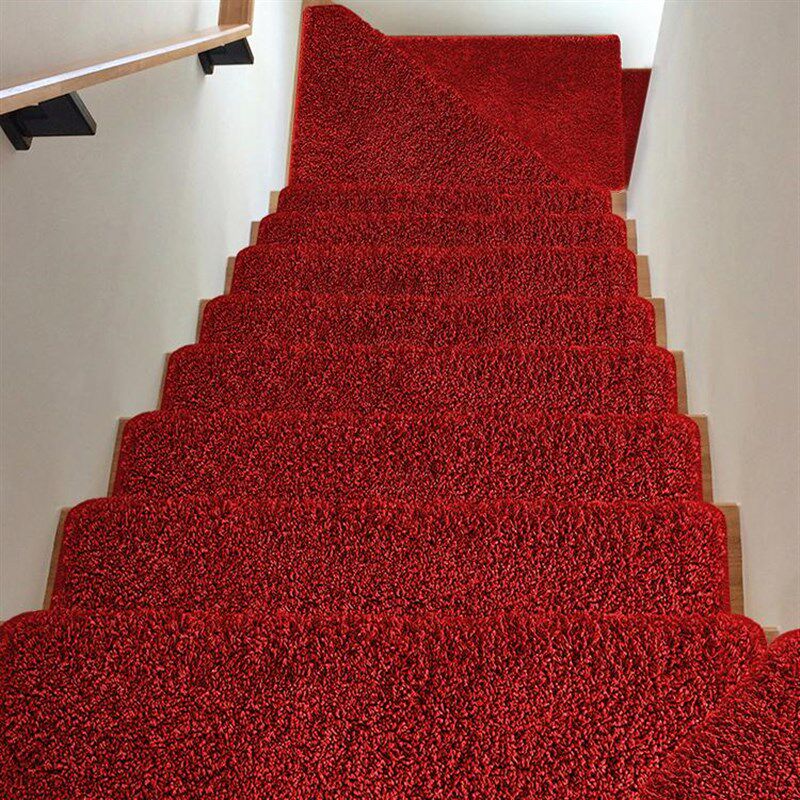 Duplex loft non-slip self-adhesive wedding stair step mat villa loft home solid wood step carpet protection mat