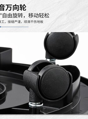 美能迪桶装水托盘大桶水可移动万向轮子花盘纯净水桶拖底座滑滚轮