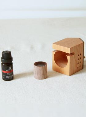 雨木日HBH式小木屋扩香器创小意礼品香薰｜炉木房子花器摆件点香