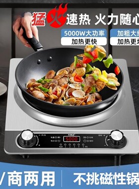 5000W凹面电磁炉不挑磁性锅具