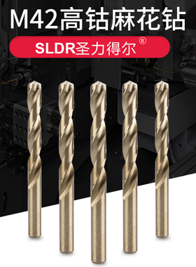 德国SLDR圣力得尔钴钻 不锈钢专用钻头M42含钴直柄麻花钻0.3-20mm