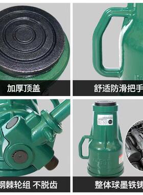 沪工螺旋式千斤顶齿轮手摇机械式千斤顶3吨5T10吨20吨32T50吨100t