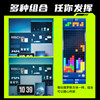 Zhuomao wall gaming hole board wall hanging clip desk wall storage rack metal punch-free partition storage rack