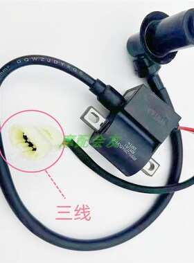 国四电喷朗杰ROJO踏板车骑士摩托车点火线圈火花塞凸多凸高压包