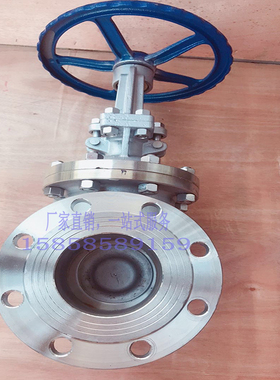 304不锈钢法兰闸阀不锈钢闸阀Z41W-10P明杆开关阀门10压力