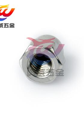 304不锈钢美制盖型螺帽 螺母盖英制装饰盖帽  球头盖母8# 10#-32