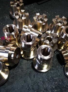 Z41H-16C/法兰闸阀/电动闸阀螺母/隔膜阀螺母/球墨材料暗杆铜螺母