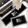 High-end retro kitchen special floor mats, water-absorbent diatom mud, household anti-slip and anti-fall customizable dirt-resistant floor mats and carpets