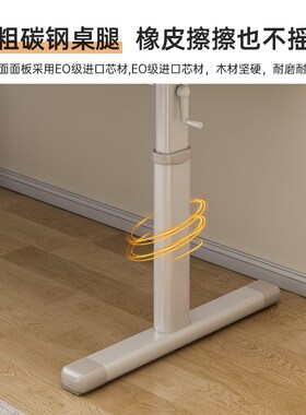 儿童学习桌学生家用课桌可升降写字桌椅套装组合卧室简易电脑桌子
