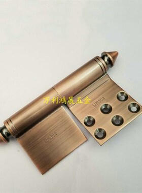 6寸不锈钢插铰加大加厚折弯铰脱卸旗形合页304长尖头合页重型铰链