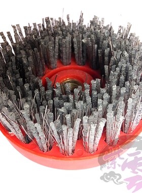 石材加工工具火烧面荔枝面研磨抛光清理钢丝尼龙碳化硅复合仿古刷