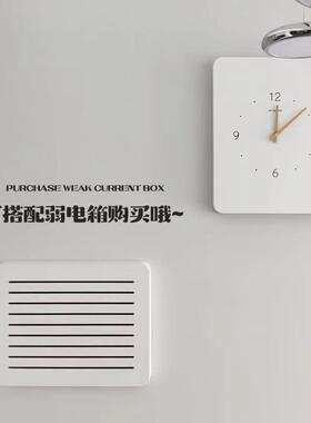 超薄款弱电箱遮挡光纤网线盒多媒体配电表箱装饰画地暖分水器遮丑