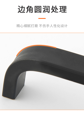 橱柜抽屉拉手欧式现代简约太空铝合金加长北欧黑色衣柜门把手