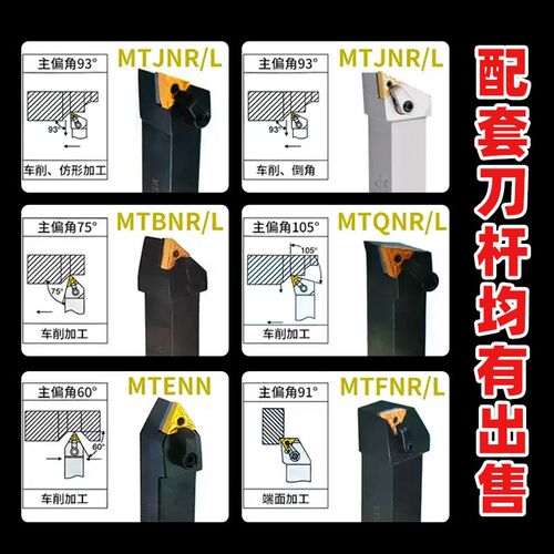 三角形数控刀片TNMG160408-PC FL9080 160404 160412不锈钢高耐磨 - 图1