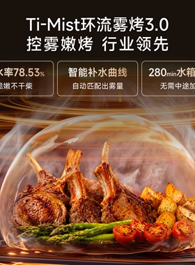 追觅0氟钛陶材质蒸汽嫩烤