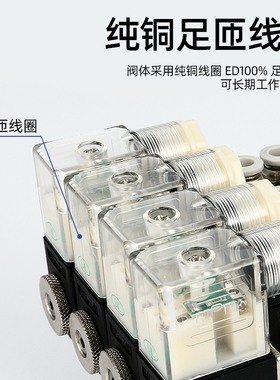 真空负压电磁阀二位三通一进一出一排气