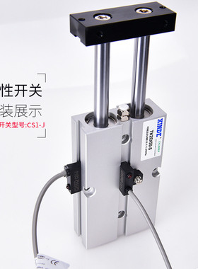 双杆双轴气缸TDA/TN16x10x20/30/40/50/60/70/80/100/125/150-S