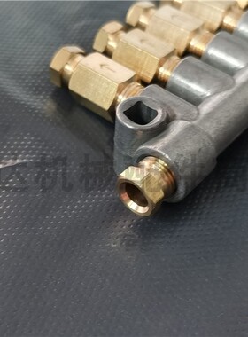 单向直通接头分配器  油管接头止回阀油排 油路单向阀分油器 包邮