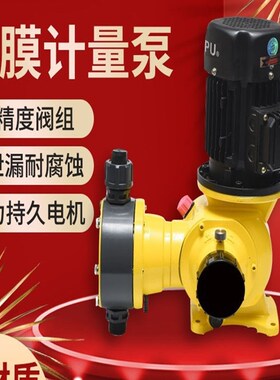 南方赛菲机械隔膜计量泵GM加药泵流量可调节柱塞耐酸硷自动投药泵