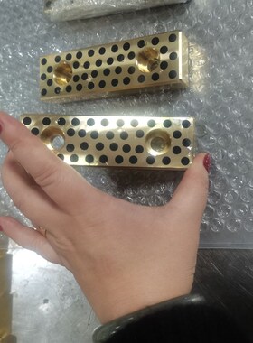 STW自润滑铜板耐磨板米思米石墨铜导板盘起PCWPT铜合金耐磨块导板