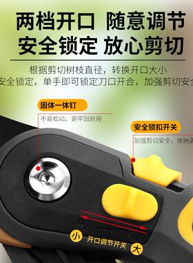 修剪树枝园林花艺剪花枝果剪刀修枝果树强力剪大粗枝省力家用剪子