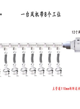 电烙铁焊台焊接焊烟排烟仪风扇吸烟机大功率静音吸烟仪焊锡吸烟罩
